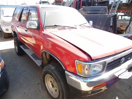 1995 TOYOTA 4RUNNER RED 3.0 MT 4WD Z19739